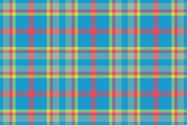 Fabric background pattern of check vector texture with a seamless tartan plaid textile.