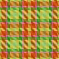 Seamless textile fabric of vector plaid texture with a pattern check background tartan.