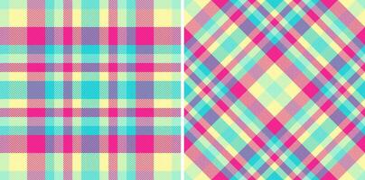 Textile seamless fabric of vector pattern tartan with a texture background plaid check.