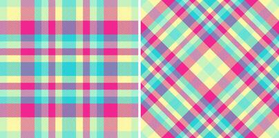 Textile seamless fabric of vector pattern tartan with a texture background plaid check.