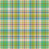 Fabric pattern background of check textile plaid with a vector seamless tartan texture.