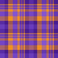 Background textile tartan of seamless fabric pattern with a plaid vector check texture.