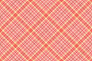 textil sin costura cheque de tartán antecedentes textura con un tartán modelo tela vector. vector