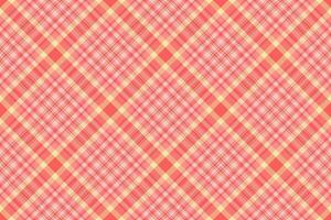 Textile seamless check of tartan background texture with a plaid pattern fabric vector. vector