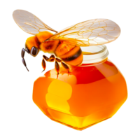 natural honey ai generative png