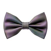 stylish bow purple colour ai generative png