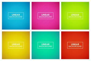 Colorful Diagonal Lines Abstract Background Vector Illustration Set