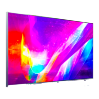 LED backlit LCD Smart TV ai generative png