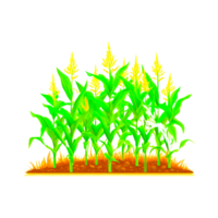 maíz plantando ai generativo png