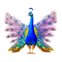 beautiful Peafowl Birds ai generative png