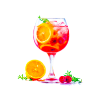 Orange Saft Cocktail ai generativ png