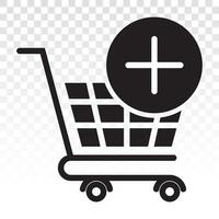 Add item or add shopping items vector