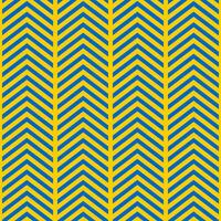 Zigzag pattern in blue and yellow. Seamless pattern in art deco style for modern fabrics, textiles, decorative paper. Vector. vector