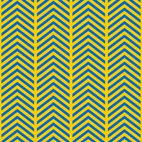 Zigzag pattern in blue and yellow. Seamless pattern in art deco style for modern fabrics, textiles, decorative paper. Vector. vector