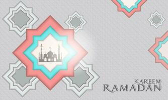 Ramadan kareem background vector