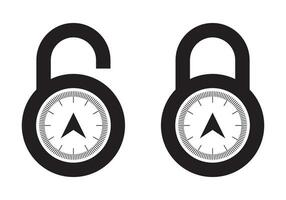 Lock sign icon. Colorful padlock symbol for apps or websites. vector