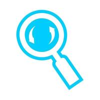 Search icon on a white background vector