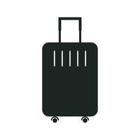 travel bag icon for the application or website. Suitcase shape. vector