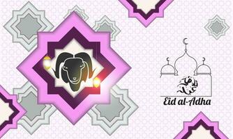 Eid al adha abstract background vector