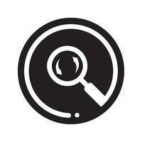 Search icon on a white background vector