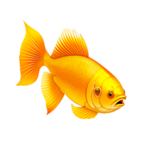 Common goldfish ai generative png