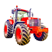 tractor granja yarda agrícola ai generativo png