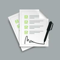 Document legality icon on a white background. vector illustration element.