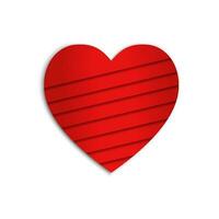 heart icons isolated with paper cut style can be used for applications or websites vector
