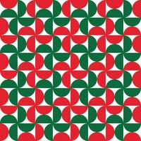 windmill red and green seamless pattern vector