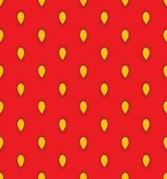 Strawberry skin texture cartoon pattern background vector