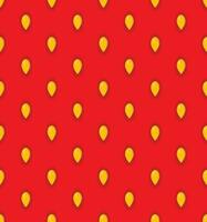 Strawberry skin texture cartoon pattern background vector