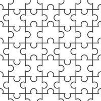 puzzle jigsaw puzzle blank template pattern background vector