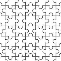 puzzle jigsaw puzzle blank template pattern background vector