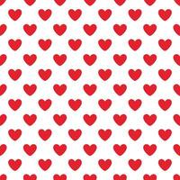 Love heart seamless pattern design vector background. Seamless pattern on Valentine's day. The seamless texture with heart.