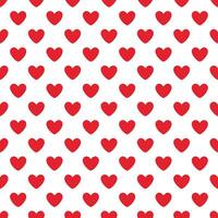 Love heart seamless pattern design vector background. Seamless pattern on Valentine's day. The seamless texture with heart.