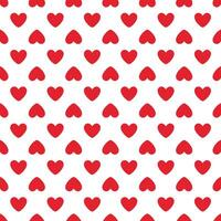 Love heart seamless pattern design vector background. Seamless pattern on Valentine's day. The seamless texture with heart.