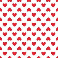 Love heart seamless pattern design vector background. Seamless pattern on Valentine's day. The seamless texture with heart.