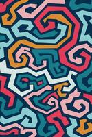 Creative Colorful Decoration Background for Fabric Printing Motif vector