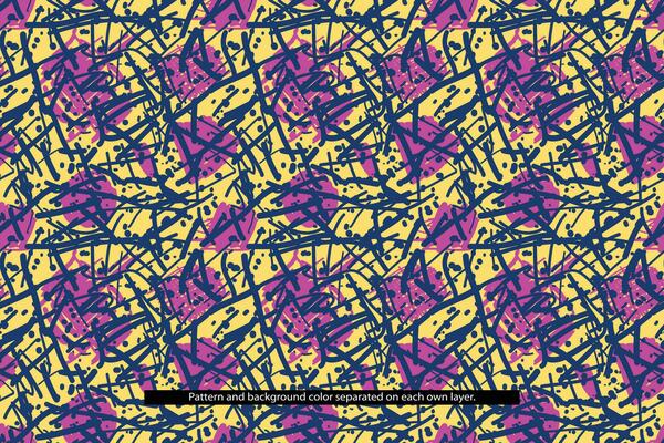 Seamless Abstract Traditional Etnic Hand Drawn Pattern Background