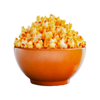 Popcorn Nahrungsmittel im Schüssel ai generativ png