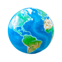 Globe World Geography ai generative png