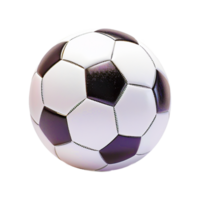 futebol Preto e branco clipart ai generativo png