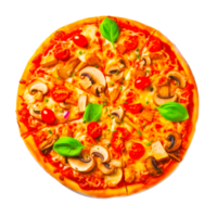 attraktiv utsökt pizza ai generativ png