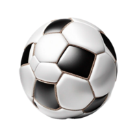 calcio palla 3d trasparente ai generativo png