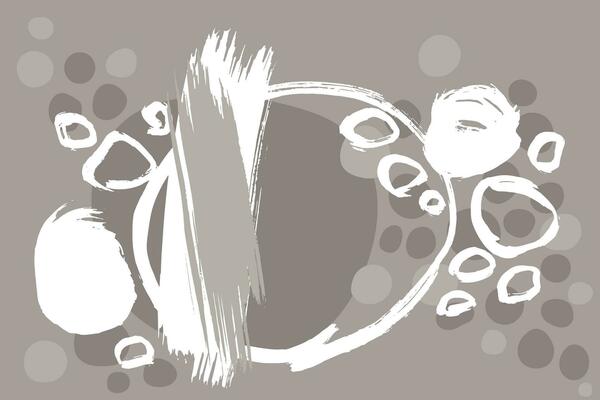 Grunge Dry Brush Abstract Contemporary Light Beige Pattern