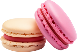 Macaron png with AI generated.