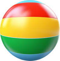 Beach ball png with AI generated.