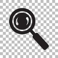Search icon on a white background vector