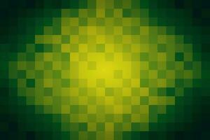 Abstract pattern mosaic background. Square shape with dark green gradient yellow. Texture design for vector illustration.