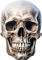 Skull png with AI generated.